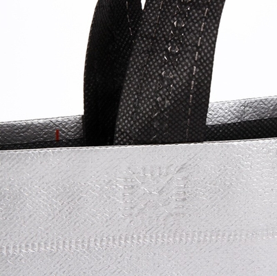 Ненужная сумка из ткани Custom LOGO Печать лазерной металлической пленкой Tote Bag для шарфов Шали