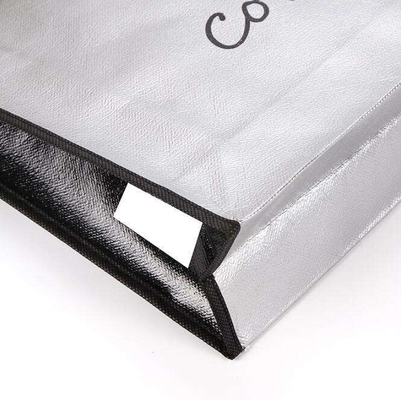 Ненужная сумка из ткани Custom LOGO Печать лазерной металлической пленкой Tote Bag для шарфов Шали