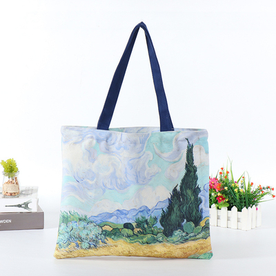 Custom Logo Printed Recycled Reusable Sublimation Tote Bag for Business Shopping Groceries (Напечатанный на заказ логотип, переработанный, многоразовый)