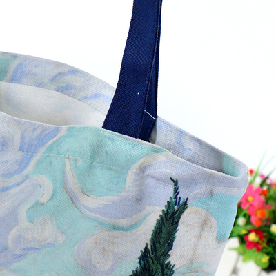 Custom Logo Printed Recycled Reusable Sublimation Tote Bag for Business Shopping Groceries (Напечатанный на заказ логотип, переработанный, многоразовый)