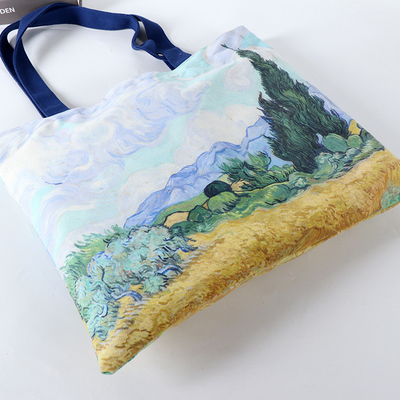 Custom Logo Printed Recycled Reusable Sublimation Tote Bag for Business Shopping Groceries (Напечатанный на заказ логотип, переработанный, многоразовый)