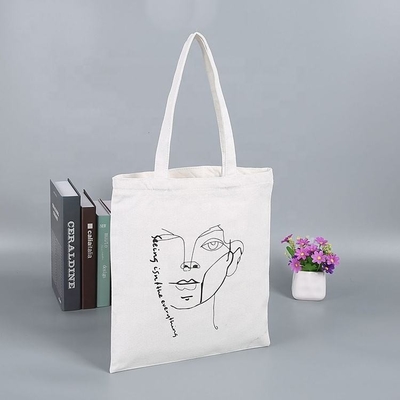 Настраиваемый цвет Переработанный продуктовый магазин Полотно Calico Tote Bags