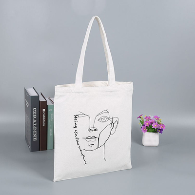 Настраиваемый цвет Переработанный продуктовый магазин Полотно Calico Tote Bags