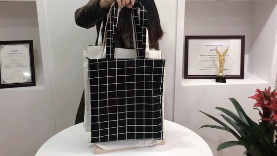 Специализированный Eco Fabric Tote нетканый торговый пакет для перерабатываемых модных аксессуаров