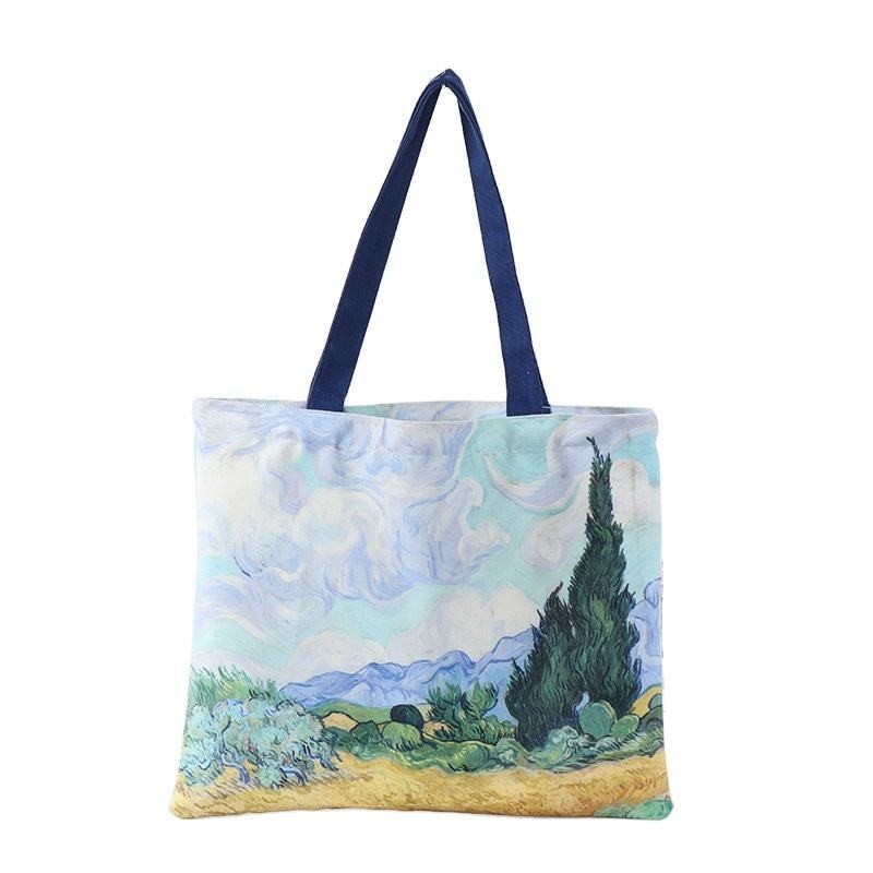 Custom Logo Printed Recycled Reusable Sublimation Tote Bag for Business Shopping Groceries (Напечатанный на заказ логотип, переработанный, многоразовый)